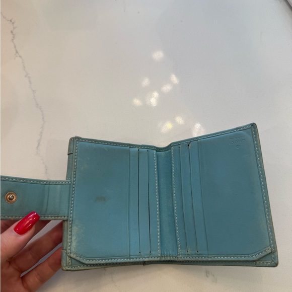 Gucci Blue and Gray Wallet with Signature Style - Picture 3 of 6
